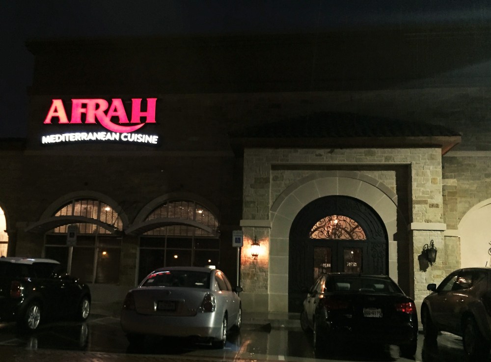 Afrah, Richardson, Texas, Mediterranean, foodie, Dallas